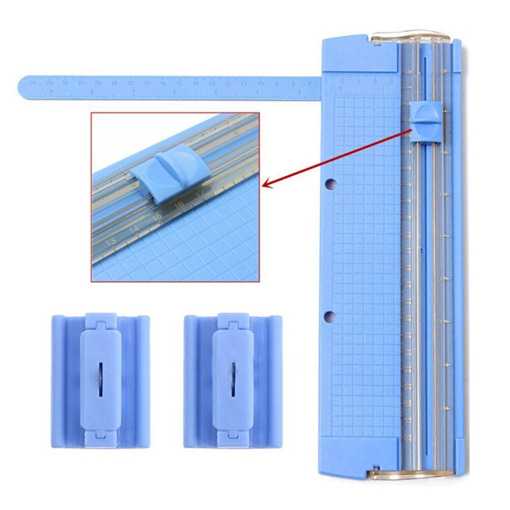 Portable A4/A5 Precision Paper Card Art Trimmer Photo Cutting Blades Office Kit Photo Cutter Mat Replace Blades Cricut Machine