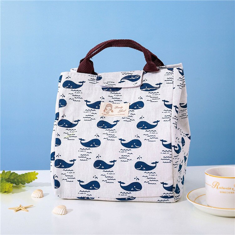 Bolsa térmica isolada para almoço, portátil, caixa, crianças, desenho animado, animal, praia, piquenique, feminino, menino, bolsa cooler, bolsa de mão: 17