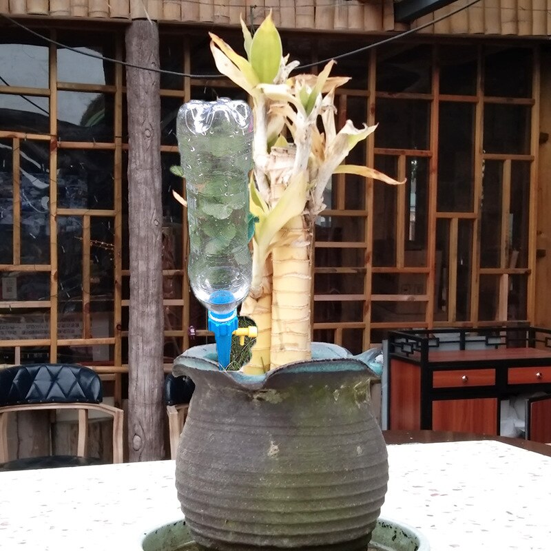 Herramienta de riego por goteo automático, pinchos para plantas de flores, suministros de jardín, dispositivo de autorriego útil, agua ajustable