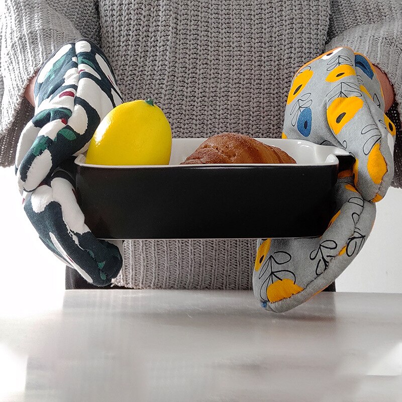 Juego de Guantes Térmicos y resistentes al calor para cocina, protectores de manos resistentes al calor para ollas calientes, 1 unidad