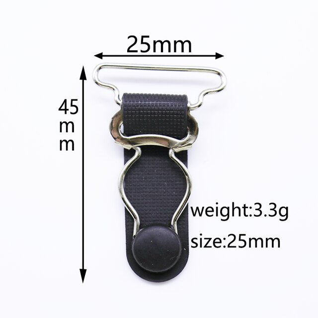 10PCS Womens Leg Garter Straps Thigh High Stockings Suspender Belt Metal Clips Leg Harness Garter Belt Clips Accessories: 1