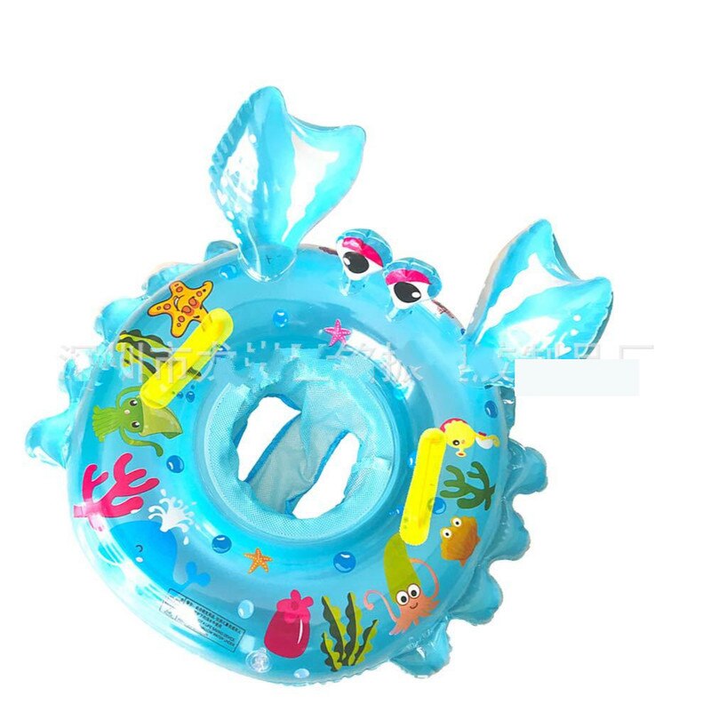 Baby Inflatable Swimming Seat Children Crab Seat Hairy Crab Swimming Protective Gear Baby Supplies: Default Title