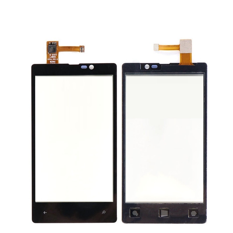 Écran tactile LCD pour Nokia Lumia 820 625 525 520 écran tactile panneau avant couverture en verre numériseur téléphone pièces de rechange