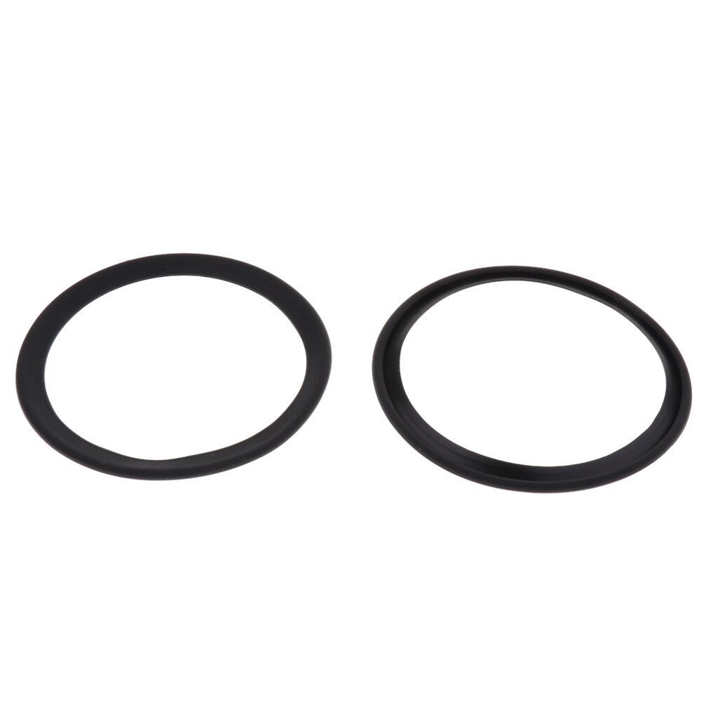 2 Stuks Zwarte Saxofoon Noise Ring Demper Ring Sax Dampener: Soprano Sax