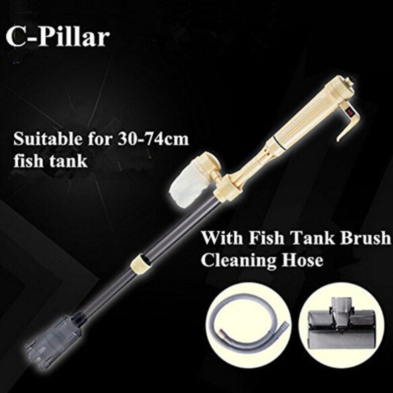 NICREW Fish Tank Electric Cleaner Multifunctional Aquarium Siphon Vacuum Water Pump Filter Changer Battery Powered Sand Washer
