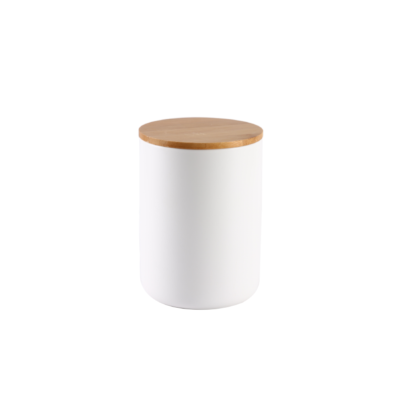 3pcs Nordic Art Ceramic Tea Sealed Jar Grain Miscellaneous Coffee Bean Tea Food Storage Box Simple Home Kitchen Storage Bottle: E-M