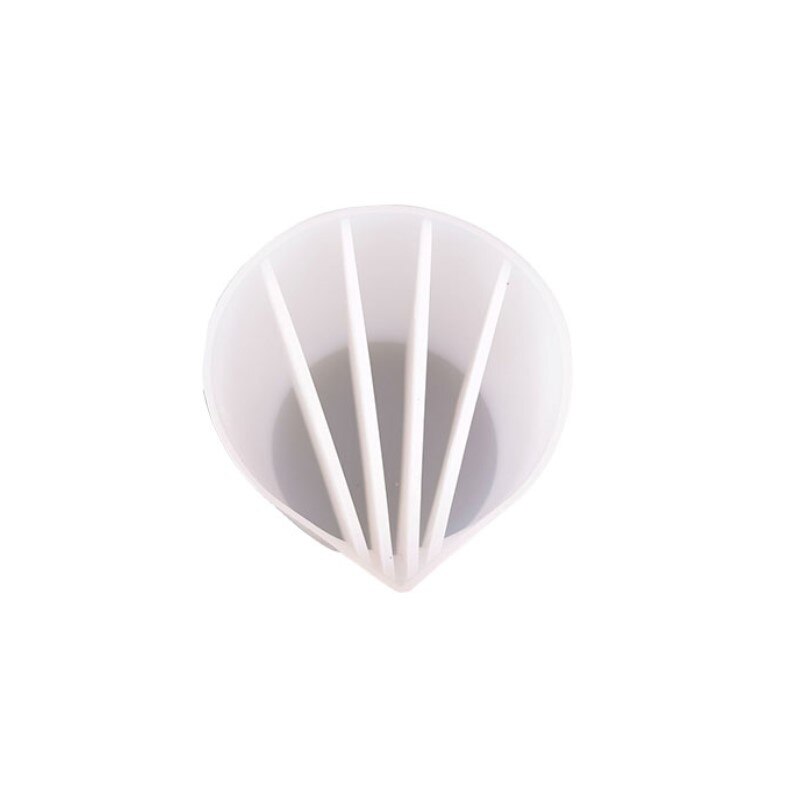 Clear Silicone Epoxy Resin Mixing Cups Distribution Measuring Cup DIY Epoxy Resin Tools for Jewelry Making Hobby Craft: 5 holes White
