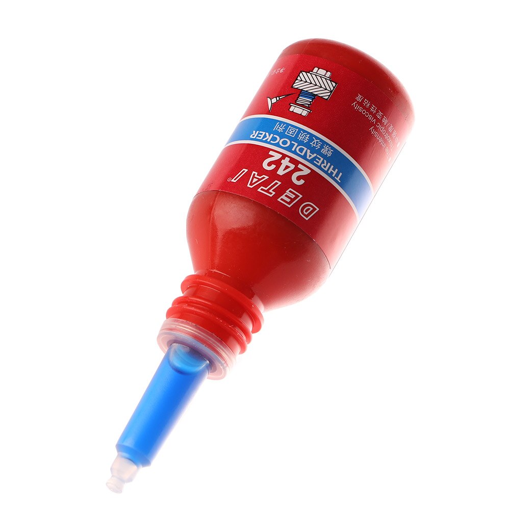 Home Practical 10ml Anti-shedding 242 Thread Lock Blue Bolt Stud Fast Fix Screw Liquid Glue Compound Anaerobic Sealant Removable