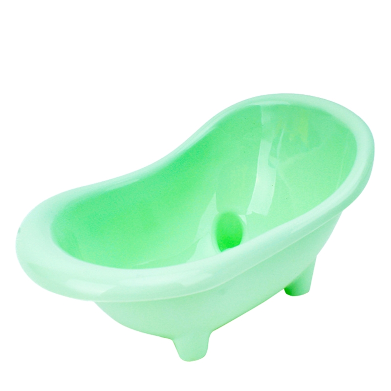 Hamster Sand Bathroom Durable Plastic Sand Bath Container Sandbox Bathing Sand Bowl Cute Bathtub Shape for Gerbil