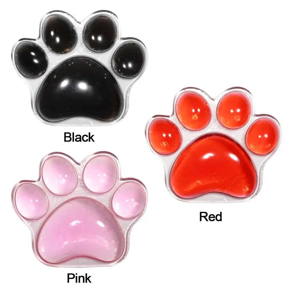 Kattenpoot Schattige Muis Pols Ondersteuning Pad Computer Muis Hand Pols Rust Cartoon Pijnverlichting Antislip Base Thuis Kantoor Siliconen Pad