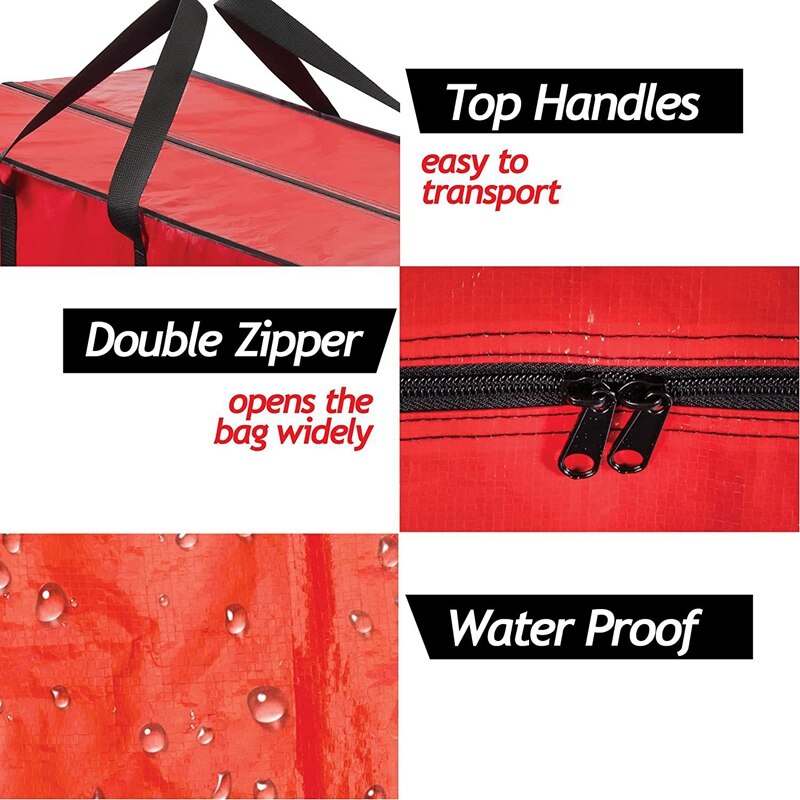 Christmas Tree Bag for Xmas Tree Storage Bag Heavy Duty Christmas Tree Tote Reinforced Handles Storage is Waterproof