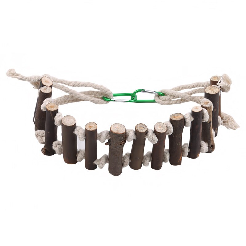 Houten papegaaienspeelgoed, vogelstandaard, speelrek, schommel, houten ring voor vogels, hangend speelgoed met vogelaccessoires, vogelspeelgoed benodigdheden