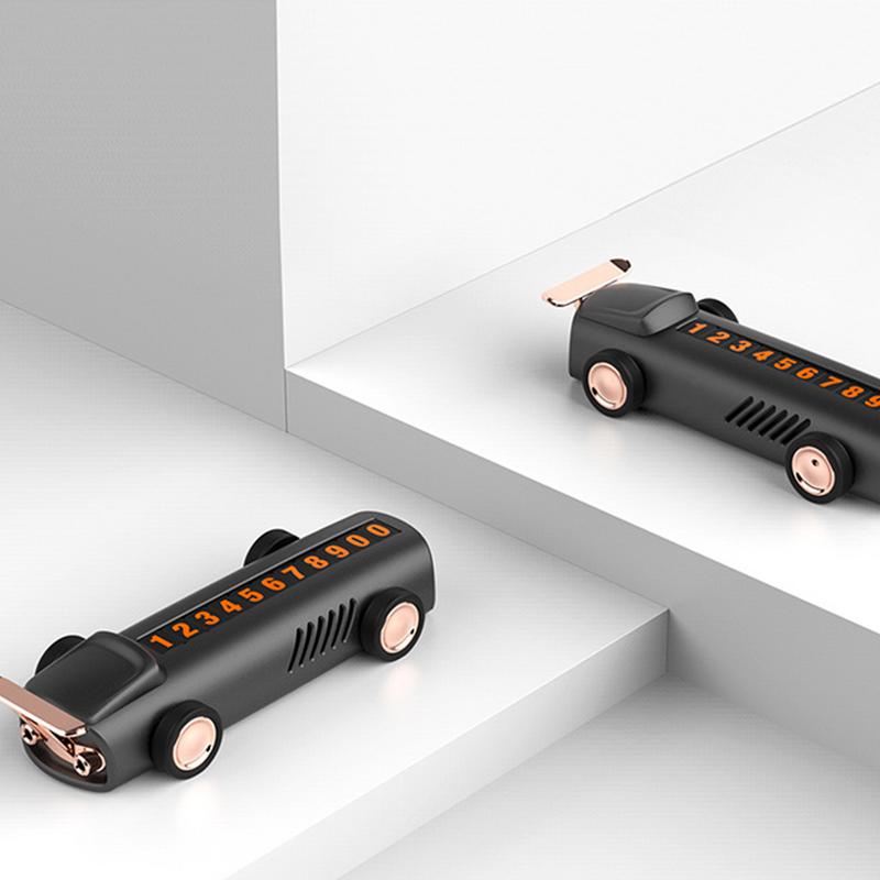 Temporäbetreffend halt Parkplatz Karte Auto Park Zeichen Aromatherapie Dekorative Zubehör Telefon Nummer Platte Solide Aromatherapie Einfache drücken
