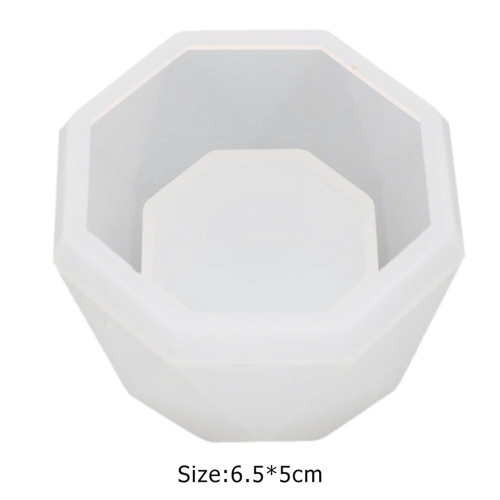 Reusable DIY Silicone Flower Pot Mold Easy Demould Making Plants Pot Molds for Household Garden Grass Supply: C