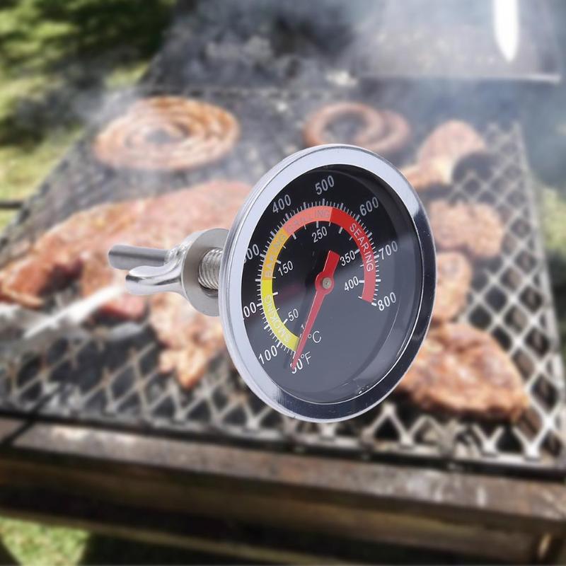 Koken Thermometer Barbecue Kachel Thermometer Bbq Rvs Temperatuur Meten Instrumenten 0 Tot 1000 Graden Celsius