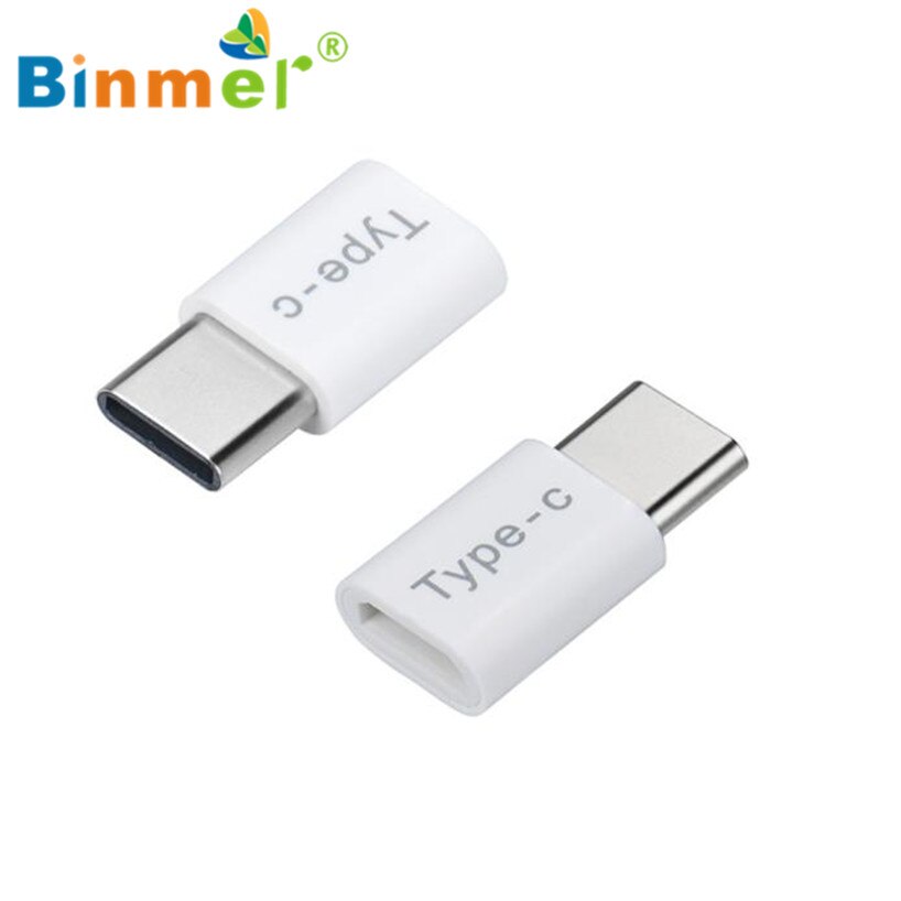 Binmer Free shiping 5PC USB-C Type-C To Micro USB Data Charging Adapter For Huawei P9 Sep 12