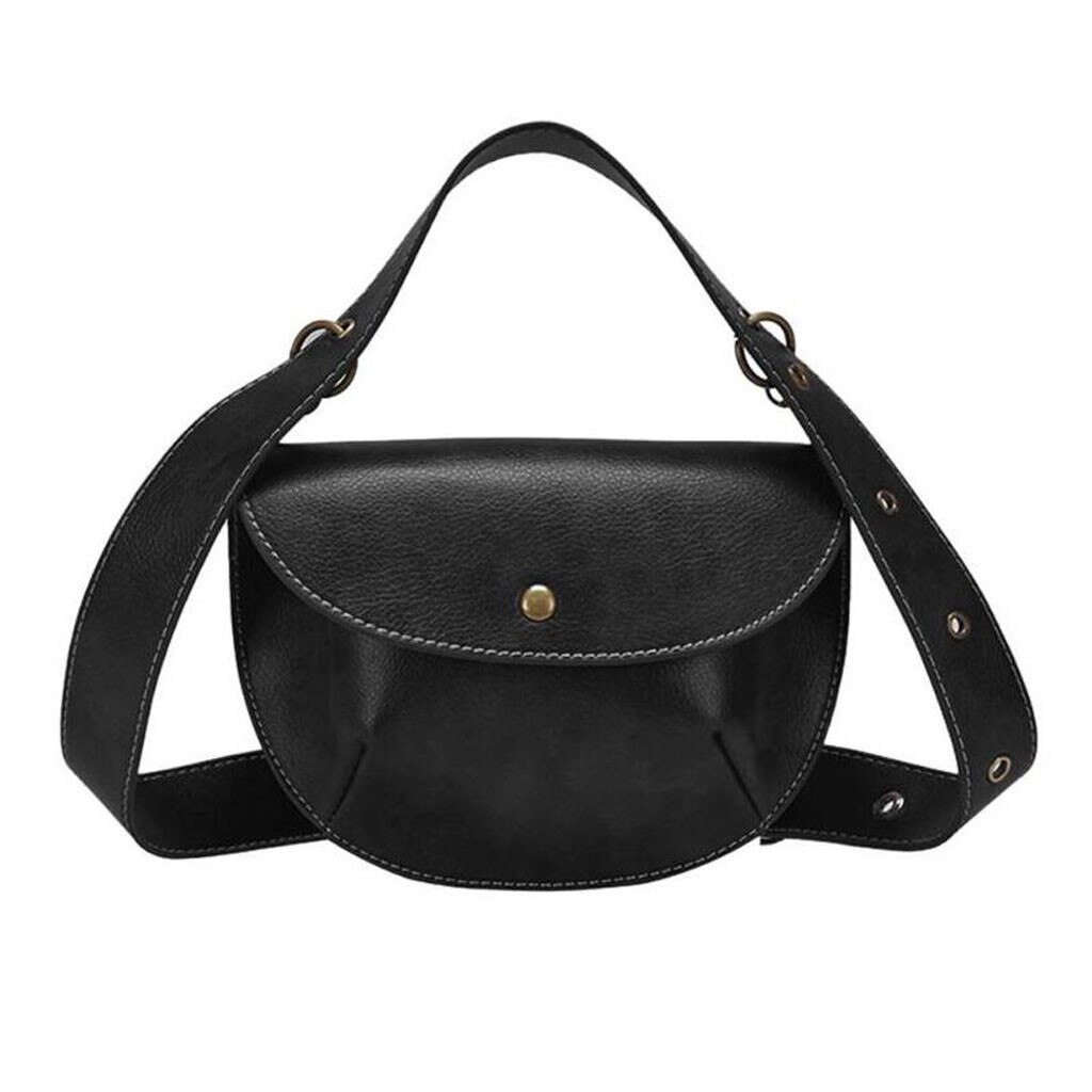 Multi-uso de moda feminina cinto de couro bolsa de telefone fanny pacote de luxo marca feminina pacote de cintura crossbody sacos para mulher # g30: Black