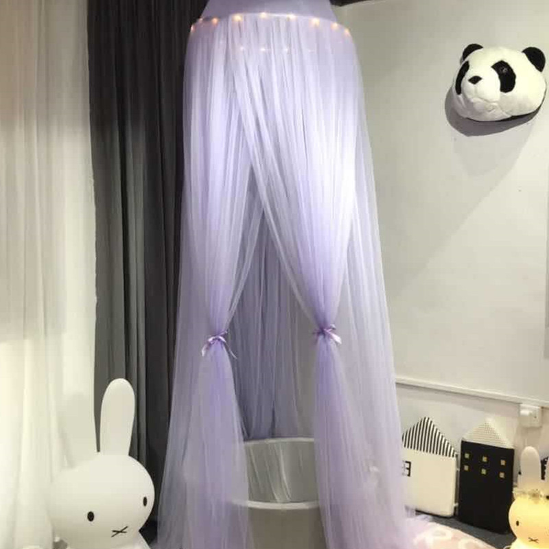 15 kleuren baby klamboe luifel kinderkamer decoratie koepel klamboe hemelbed gordijn voor kind babybed luifel roze blauw