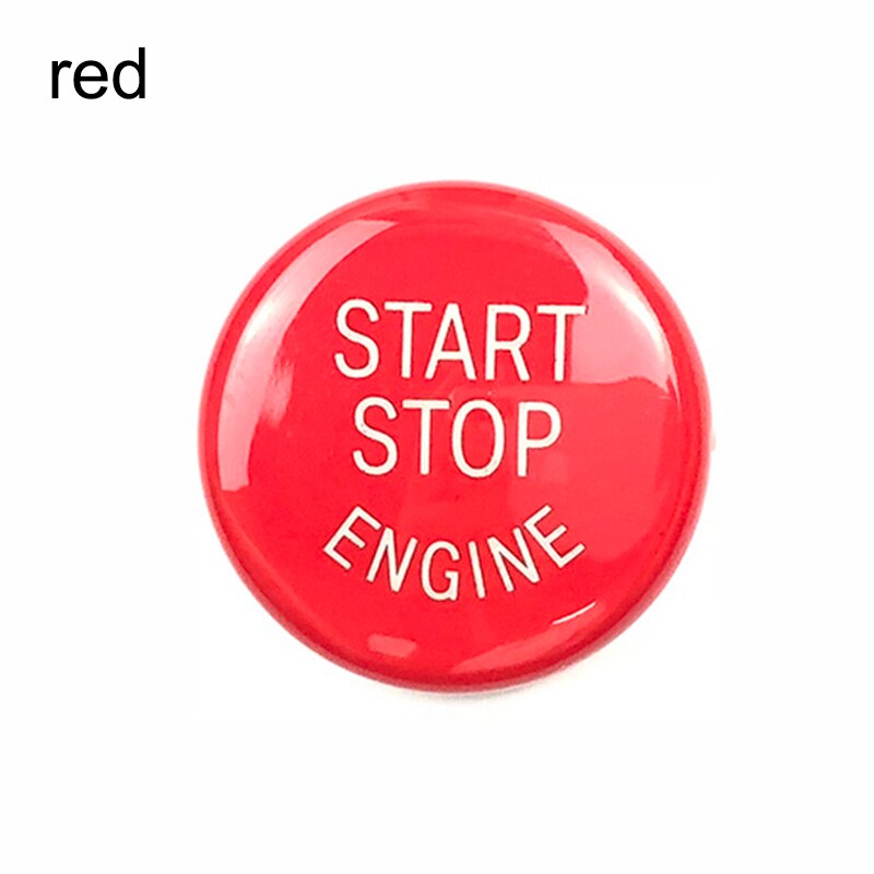 Botón de parada de arranque de motor de coche, piezas de repuesto de coche, herramienta de modificación de vehículo B88: Rojo