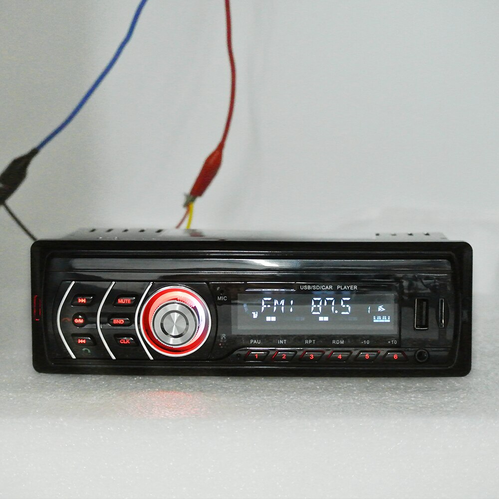 Universal Bluetooth 12V 1DIN Car Radio Stereo MP3 Player Digital FM Audio Music USB AUX SD Auto Electronics In-Dash autoradio