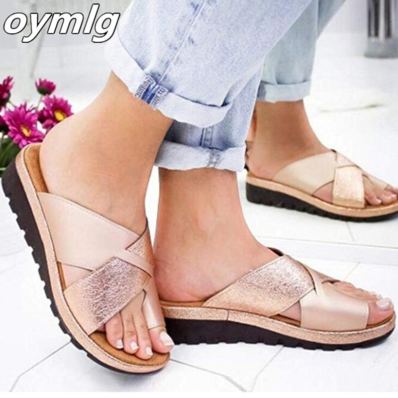 metal String Bead Summer Women Sandals Open Toe shoes Women's Sandles Square heel Women Shoes Korean Style Gladiator Shoes