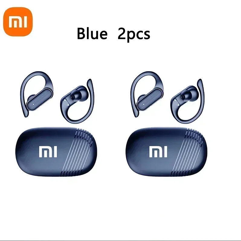 Xiaomi A520 ganchos para las orejas inalámbricos Bluetooth 5,3 auriculares para correr juegos auriculares HIFI llamada de voz estéreo HiFI con micrófono: Verde