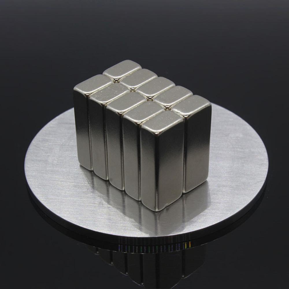 Sterke Magneet Cuboid Magneet 1Pc 20X8X5Mm Super Bar Blokken Zeldzame Aarde Neodymium Koelkast magneet