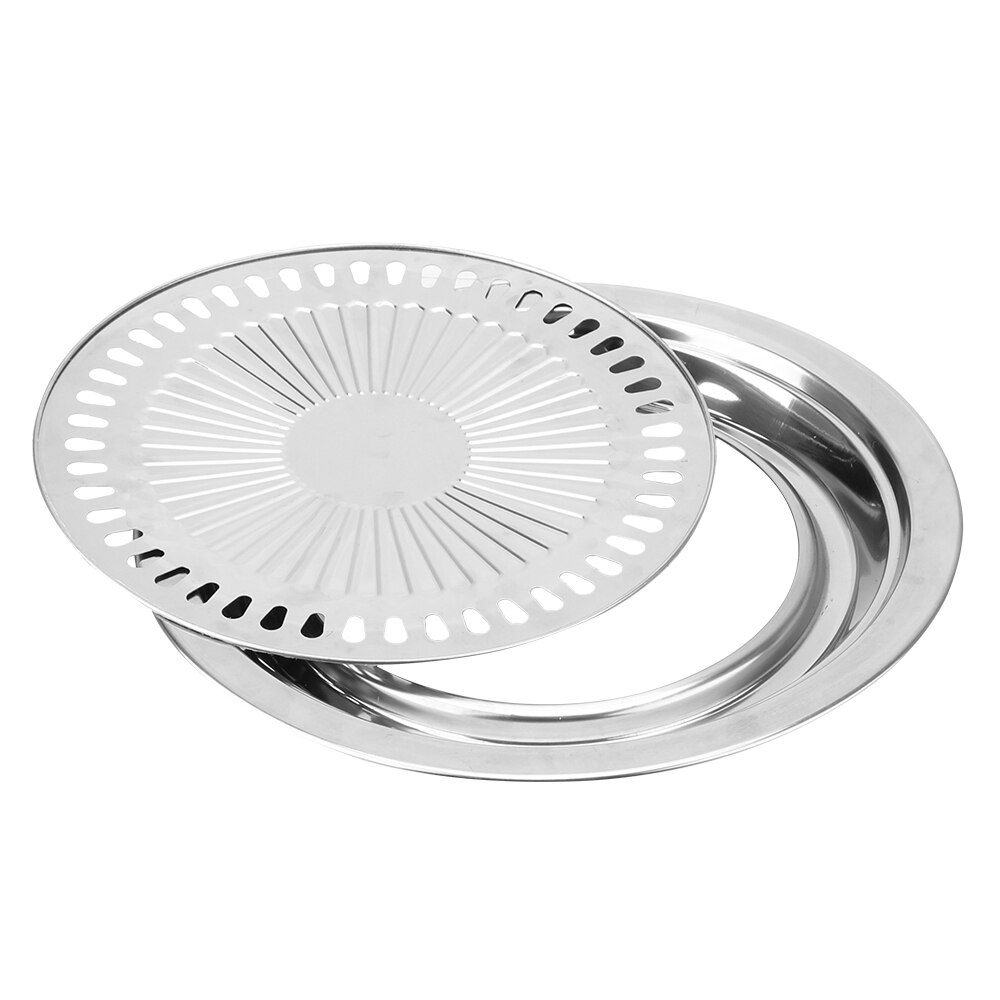 HILIFE BBQ Grill Barbecue Tools Household Non-Stick Gas Stove Plate Smokeless Barbecue Grill Pan Electric Stove Baking Tray