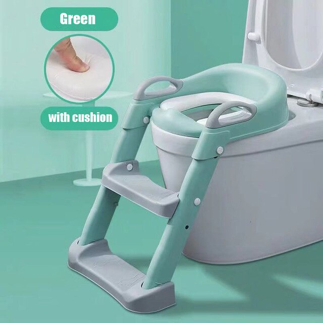 Drenge piger baby stige potte toilet træningssæde trappe type gryde til børn vuggestuer potter toddler urinal sæde: Blå
