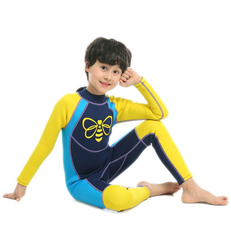 Wetsuits Kids 2mm Neoprene Full Suit Surfing Swimming Wetsuit Baby/Youth Boys/Girls UV Protection Keep Warm Age 1 To 13 Years