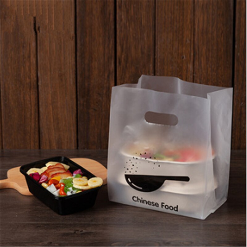 20*30cm engangs plastik emballage bage emballage pose køkken tilbehør dessert takeaway taske køkken gadgets jul