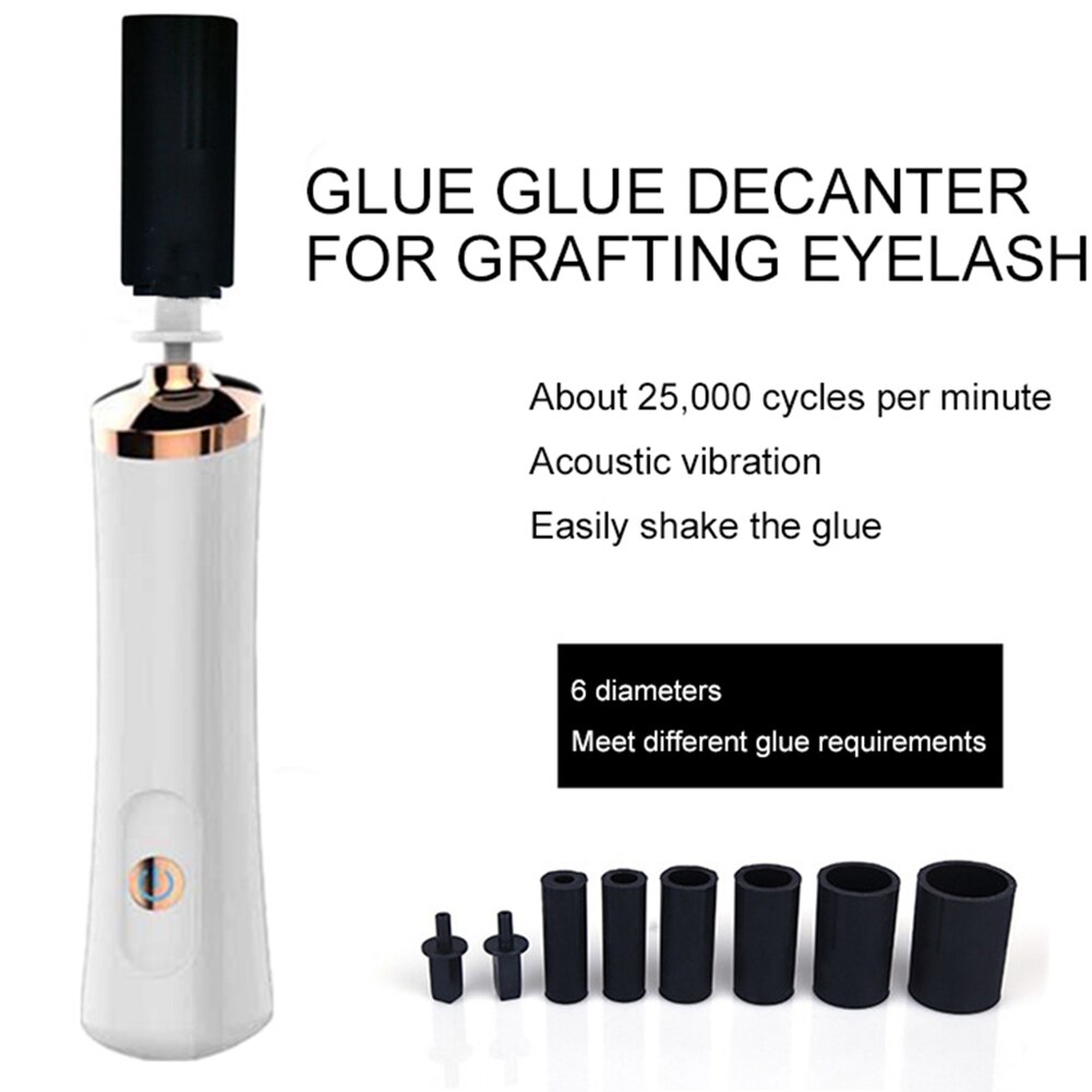 Vloeibare Nagellak Schudden Machine Elektrische Wimper Lijm Shaker Make-Up Tool Make-Up Tool Lijm Houder Draagbare Te Gebruiken