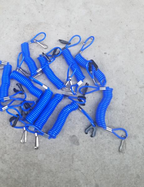 2pcs 10pcs/package Universal Engine Urgent Emergency Kill Stop Switch Closed Safety Push Button kill switch safety tether: 10pcs B Blue