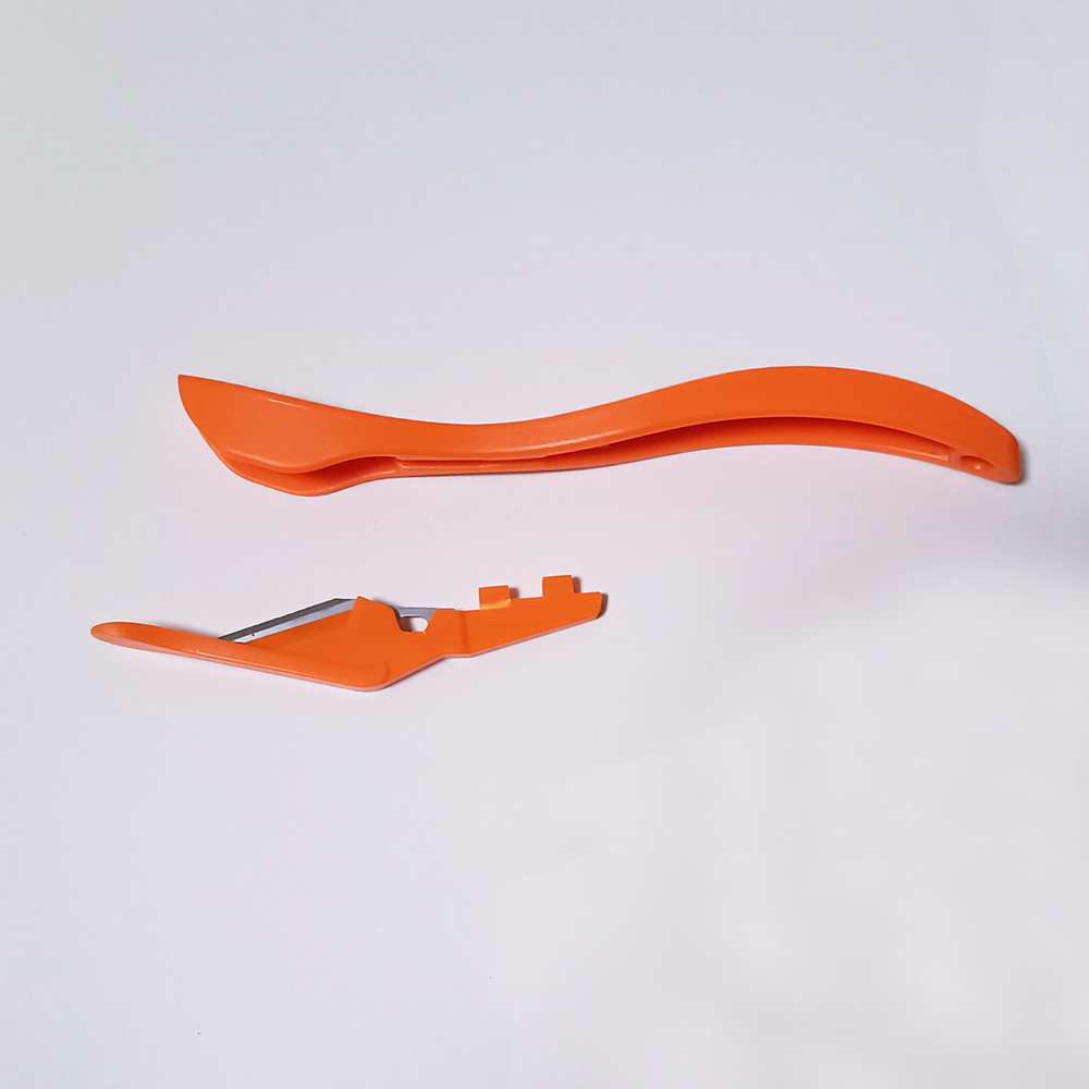 2 Stuks Vinyl Wrap Film Cutter Veiligheid Papier Duckbill Mes Auto Sticker Vinyl Veiligheidssnijder Muur Snijmes Gereedschap