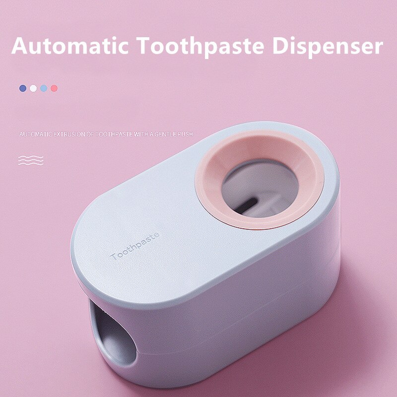 Montaggio a parete Dentifricio Spremi Distributore Automatico di Dentifricio Spazzolino Da Denti Spazzolino Da Denti Supporto di Montaggio A Parete Del Basamento di Accessori per il Bagno impostato