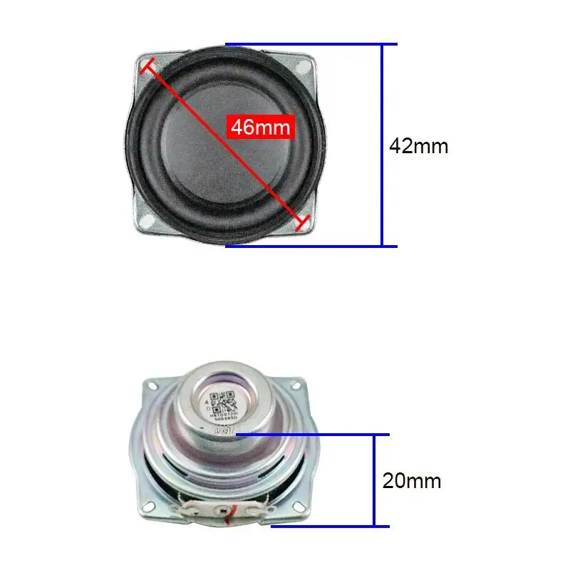 2 stuks voor JBL GO 2 muziekluidspreker reparaties 1,5 inch 42 mm