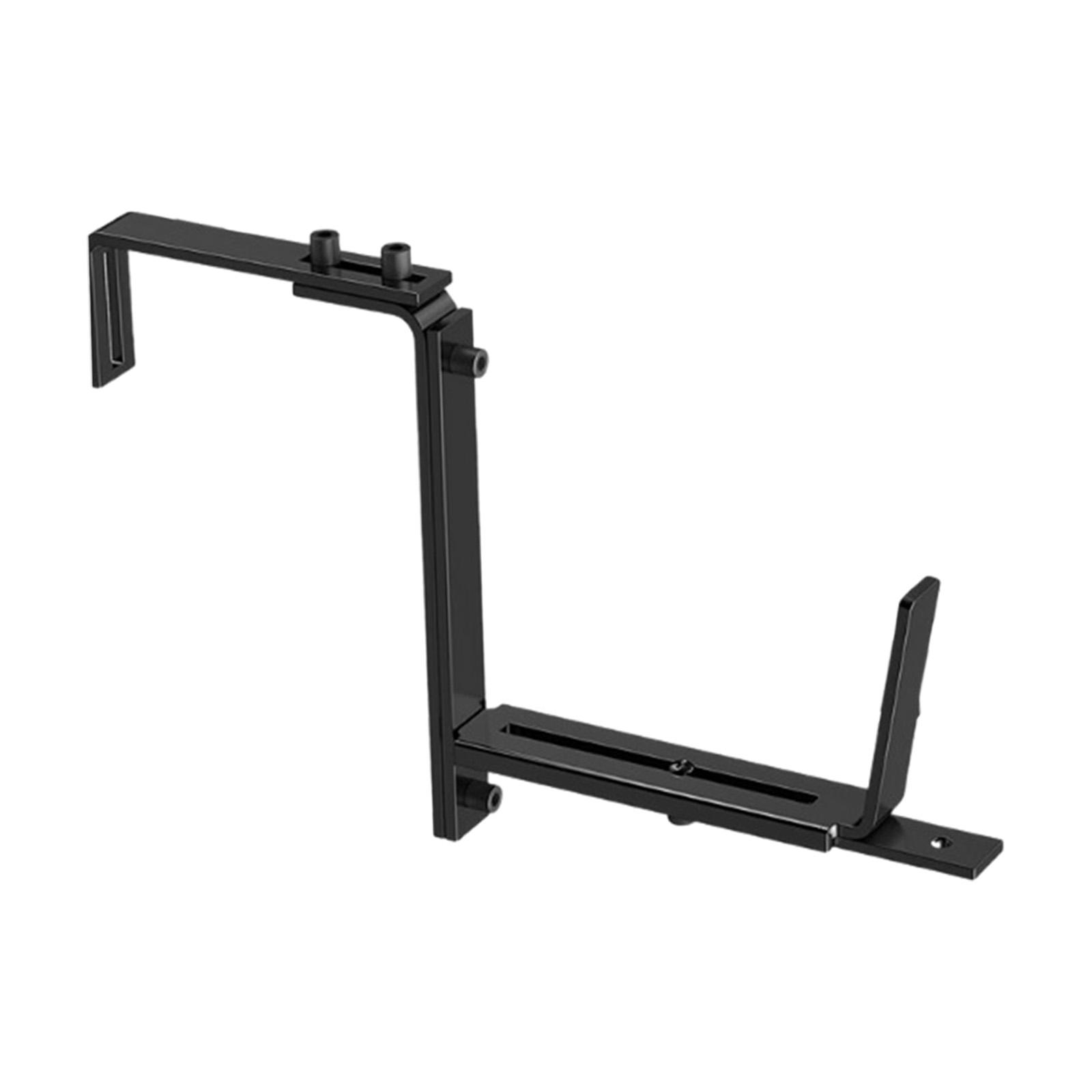Adjustable Flower Pot Bracket Hang Window Box Holder Support Flower Pot Rack Holder for Pergola Patio Fence Balcony Garden