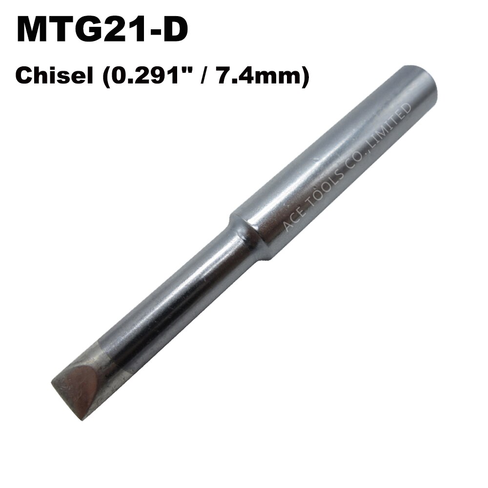 3 Pieces MTG21-D Soldering Tips Replace Fit WELLER WLC200 SPG80 SP80NUS SP80NEU SPG80L Station Iron Nozzle Bit Handle Pencil