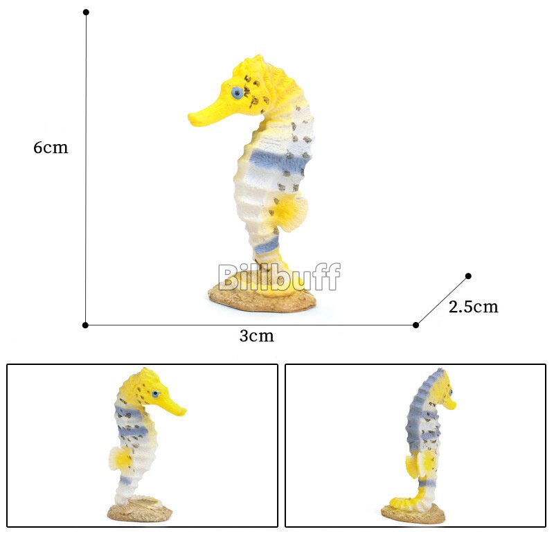 Simulation Meer Leben Modelle Ebene Aktion Einsiedler Krabbe Krabbe Seepferdchen Seesterne Figuren Figuren Pädagogisches spielzeug für freundlicher: Tier Zahlen-O