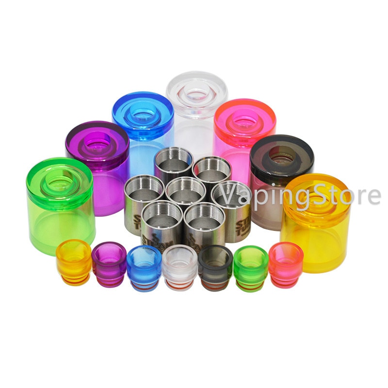Kayfun-cinco peones Kayfun Lite Plus Kayfun 4 Kayfun V4, timbre con gorra de acrílico, repuesto de tapa superior