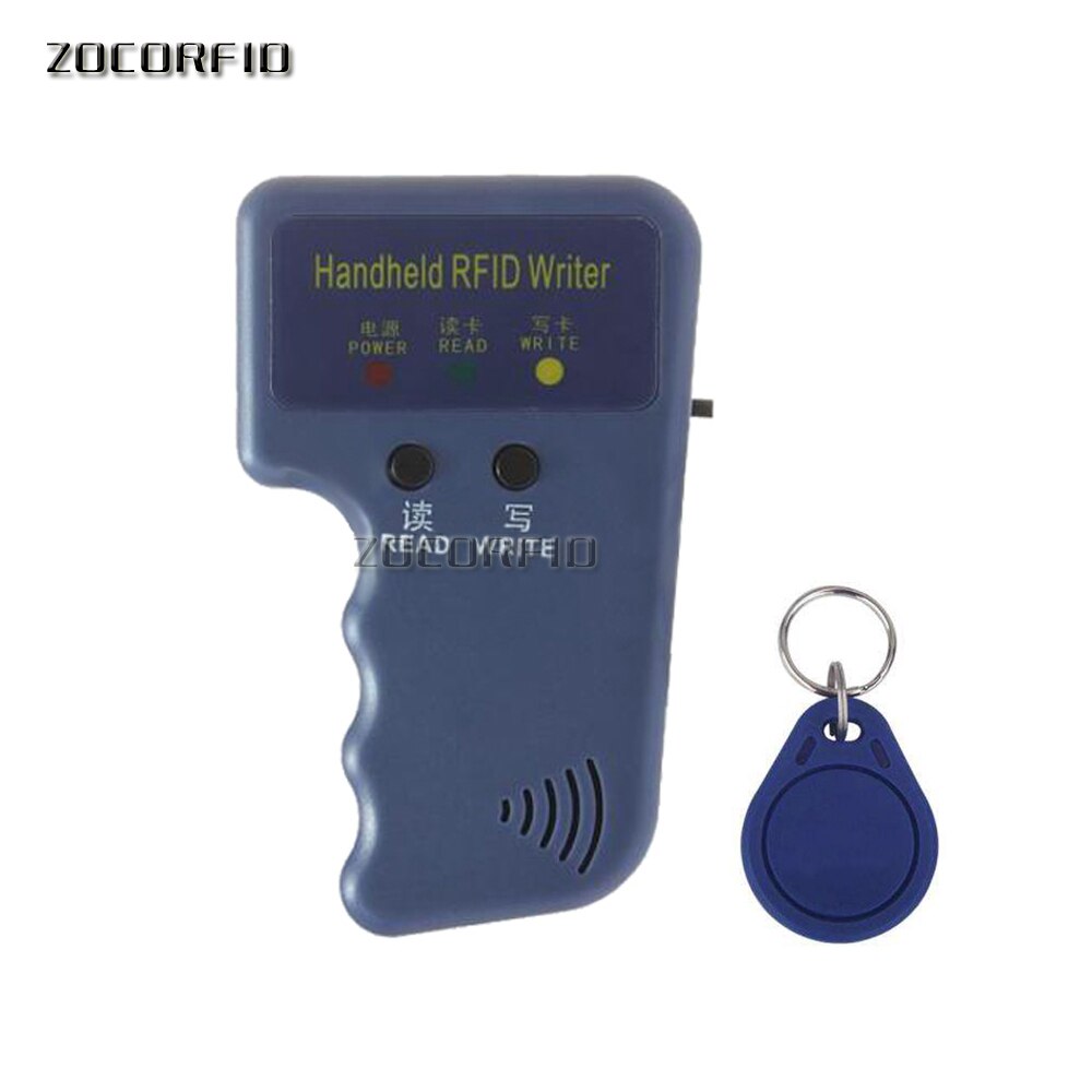 125KHz RFID Duplicator Copier Writer Programmer Reader Writer ID Card Cloner &amp; 3 rewritable key