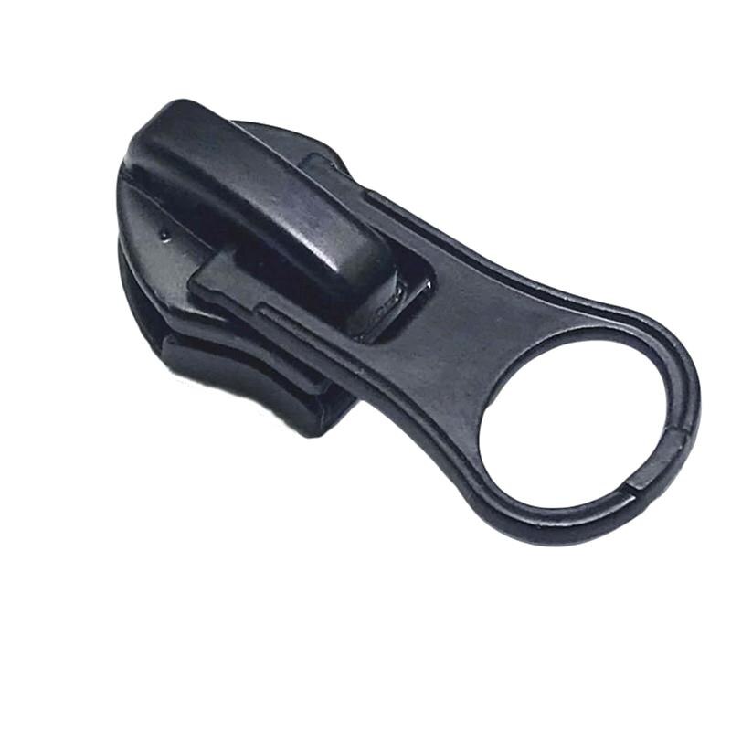 5pcs 5# Waterproof Zipper Sliders Reverse Installation for Invisible Nylon Zip Bag Jacket Zip Head Pull DIY sewing: 100pieces