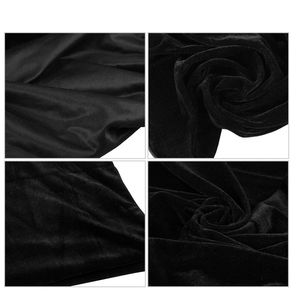 2*1m/2*2m/2*3mCrafts Conference on gold velvet cloth thick black background decorated tablecloth curtain fabric