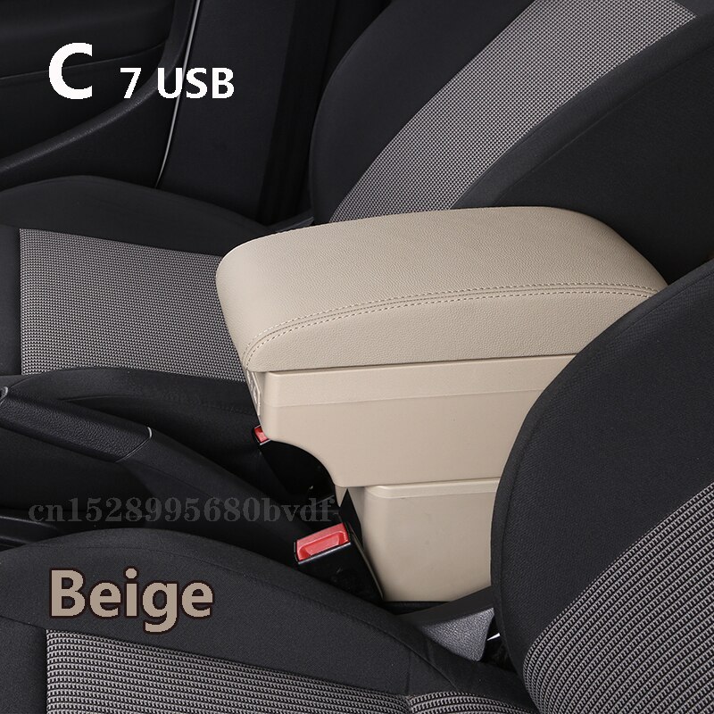 Boîte de rangement pour voiture Peugeot 301, c-elysee, boîte de rangement centrale accoudoir: C002