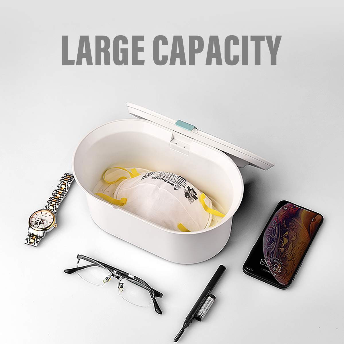 Portable UV Sterilizer Box Phone Mask Cleaner Personal Sanitizer Disinfection Cabinet UV Sterilizer Lamp With USB Cable