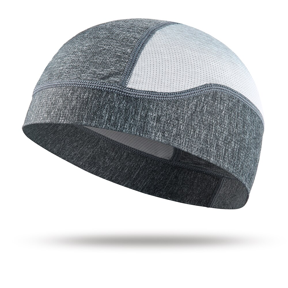 Bonnets de sport respirants d&#39;été, doublure de casque, Bonnet d&#39;extérieur, maille fine, extensible, chapeau de soleil à séchage rapide pour casquette hommes et femmes: Light Gray