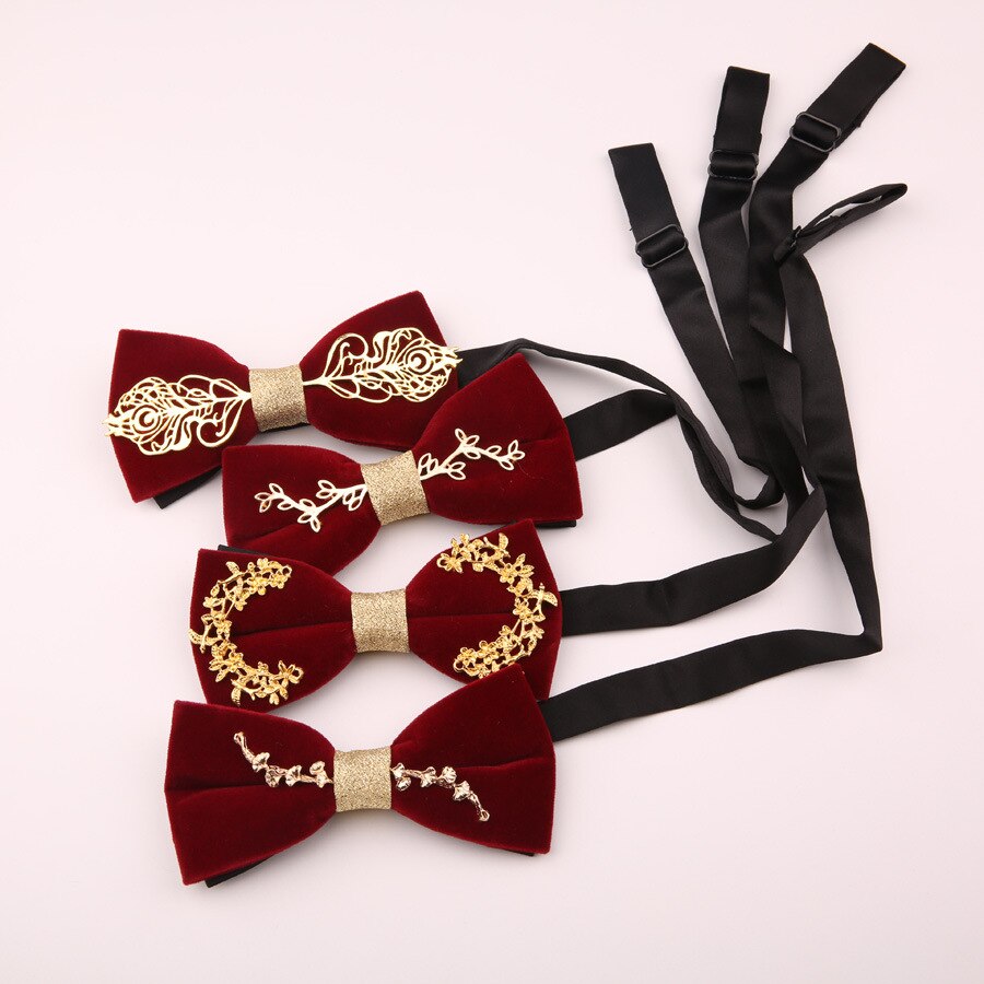 Linbaiway Luxe Banket Strikjes Voor Heren Shirt Rode Strikjes Formele Kleding Business Bowtie Man Strik Tuxedo Gravata Borboleta