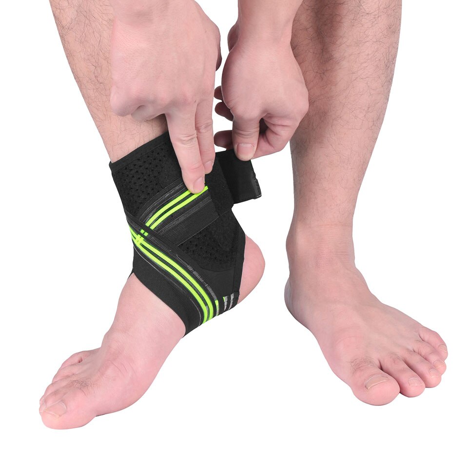 Kokossi uma peça de proteção futebol tornozelo apoio basquete tornozelo cinta compressão cinta cinto tornozelo protetor