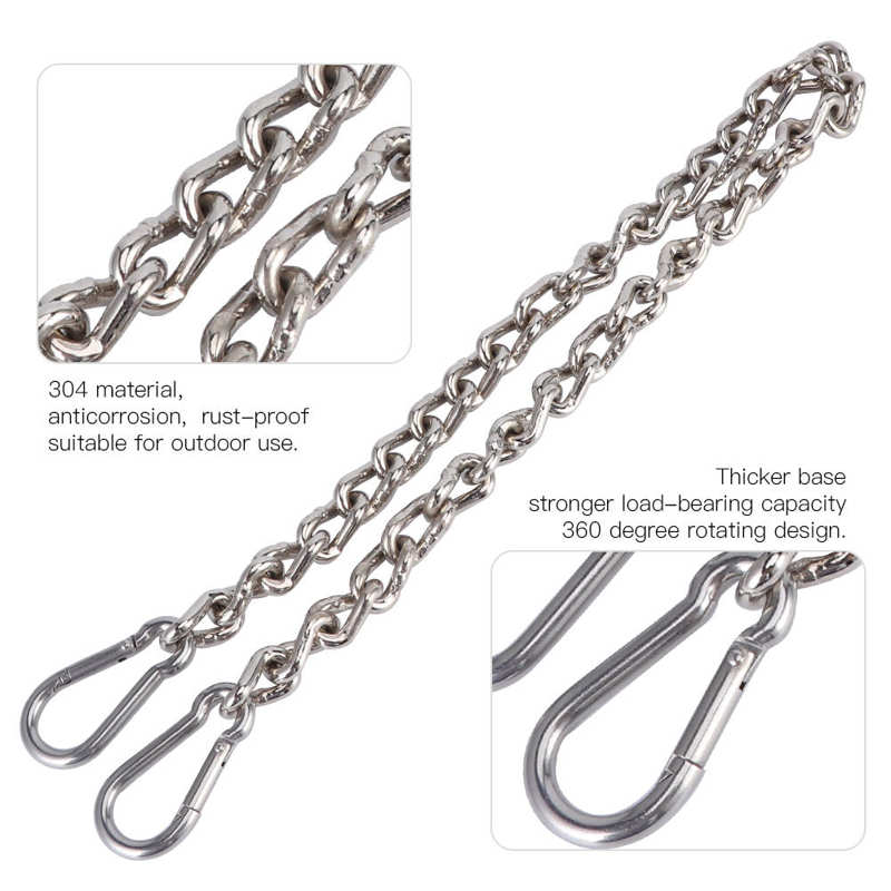 Extension Chain Hanging Chair Chain High Strength for Family Gym or Playground Perfect Hanging Accessories Outdoor Swing Hanging