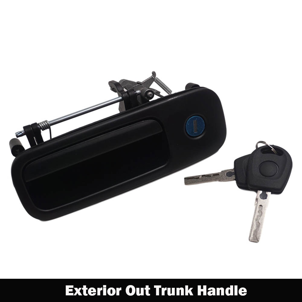 Bageste bagklap bagagerum bagage dørlås håndtag udvendigt bagagerumshåndtag til volkswagen vw polo  mk3 golf  mk4+2 nøgler 1 j 6827565b